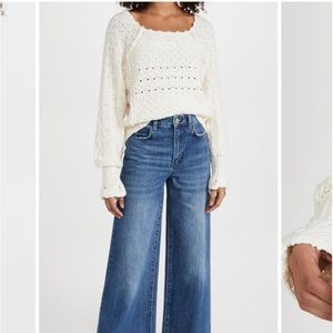Free People Sadie Knit pullover sweater